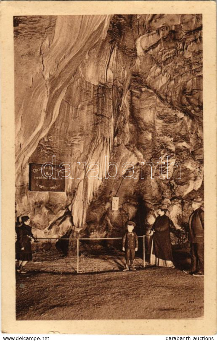 T2 Postojnska Jama, Adelsberger Grotte; Zastor / Vorhang / Cave - Non Classés