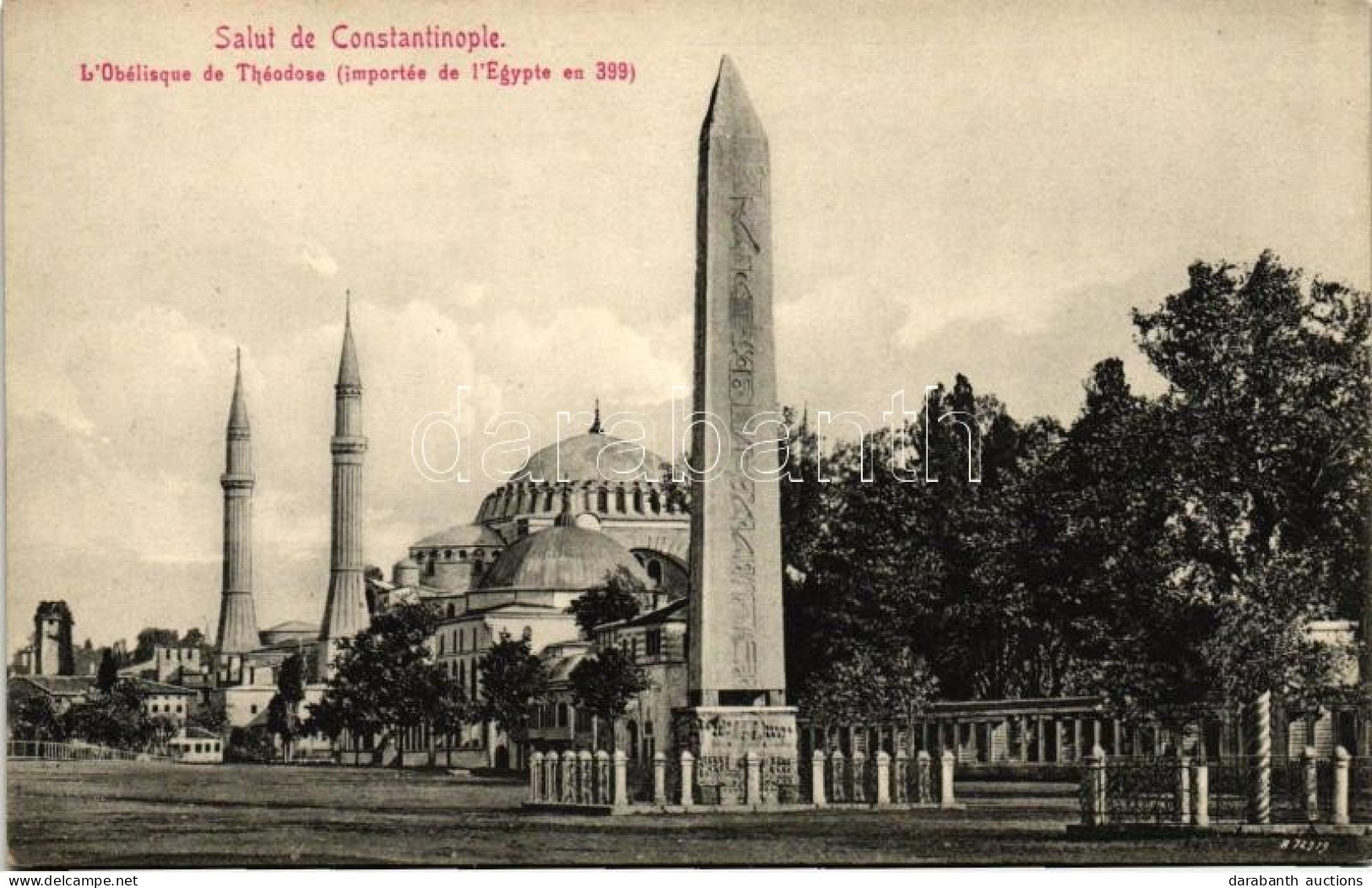 ** T1/T2 Constantinople, Obelisque De Théodose - Zonder Classificatie