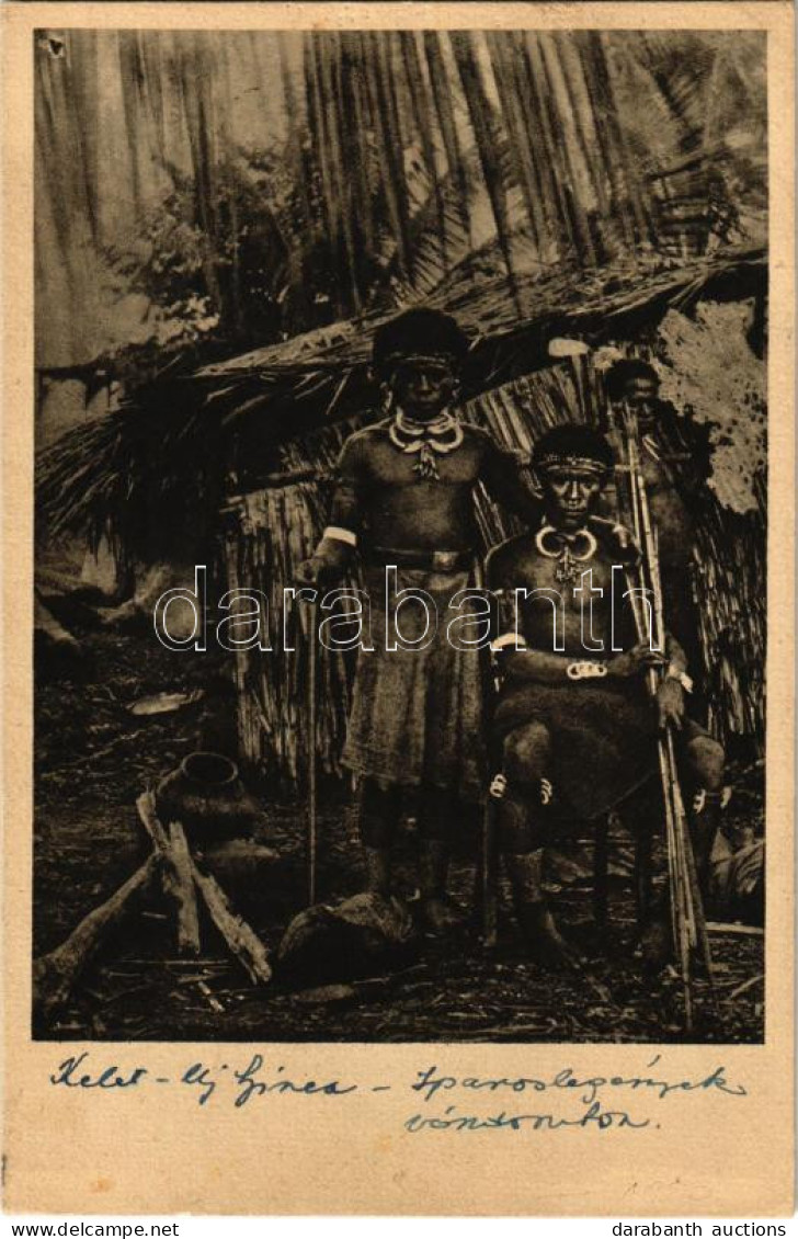 * T3 1929 Ost-Neu-Guinea Handwerksburschen Auf Wanderscahft / Kézművesek Pápua Új-Guinea-ból / Papua New Guinean Folklor - Non Classificati