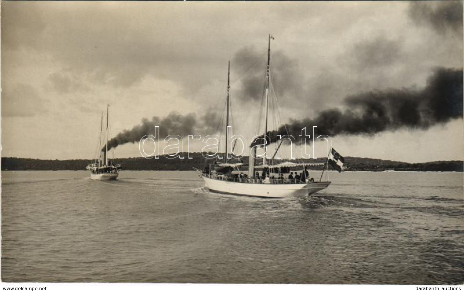 * T1/T2 1908 S.M. Yacht Käthi And Suzume (later K.u.k. Kriegsmarine). Phot. Alois Beer - Ohne Zuordnung