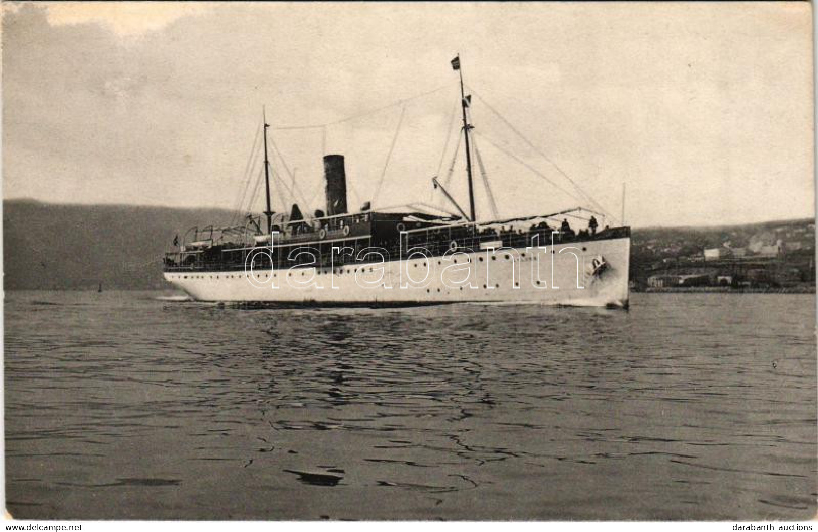 ** T2/T3 Ungarisch- Kroatische See-Dampfschiffahrts A.G. Fiume. S.M. Dampfer SALONA (later K.u.k. Kriegsmarine) - Ohne Zuordnung