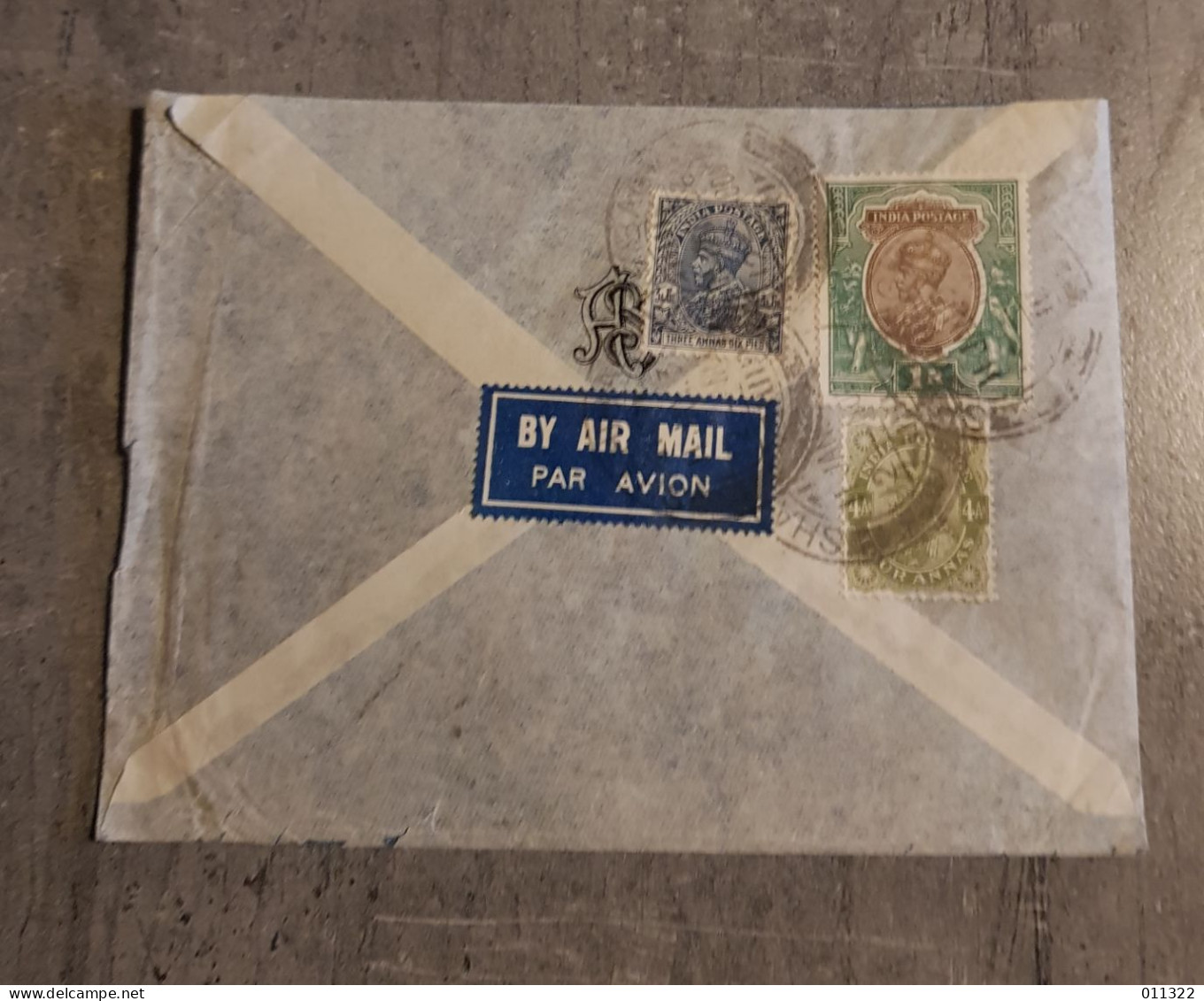 INDIA AIRMAIL PAR AVION COVER CIRCULED SEND TO GERMANY - Posta Aerea