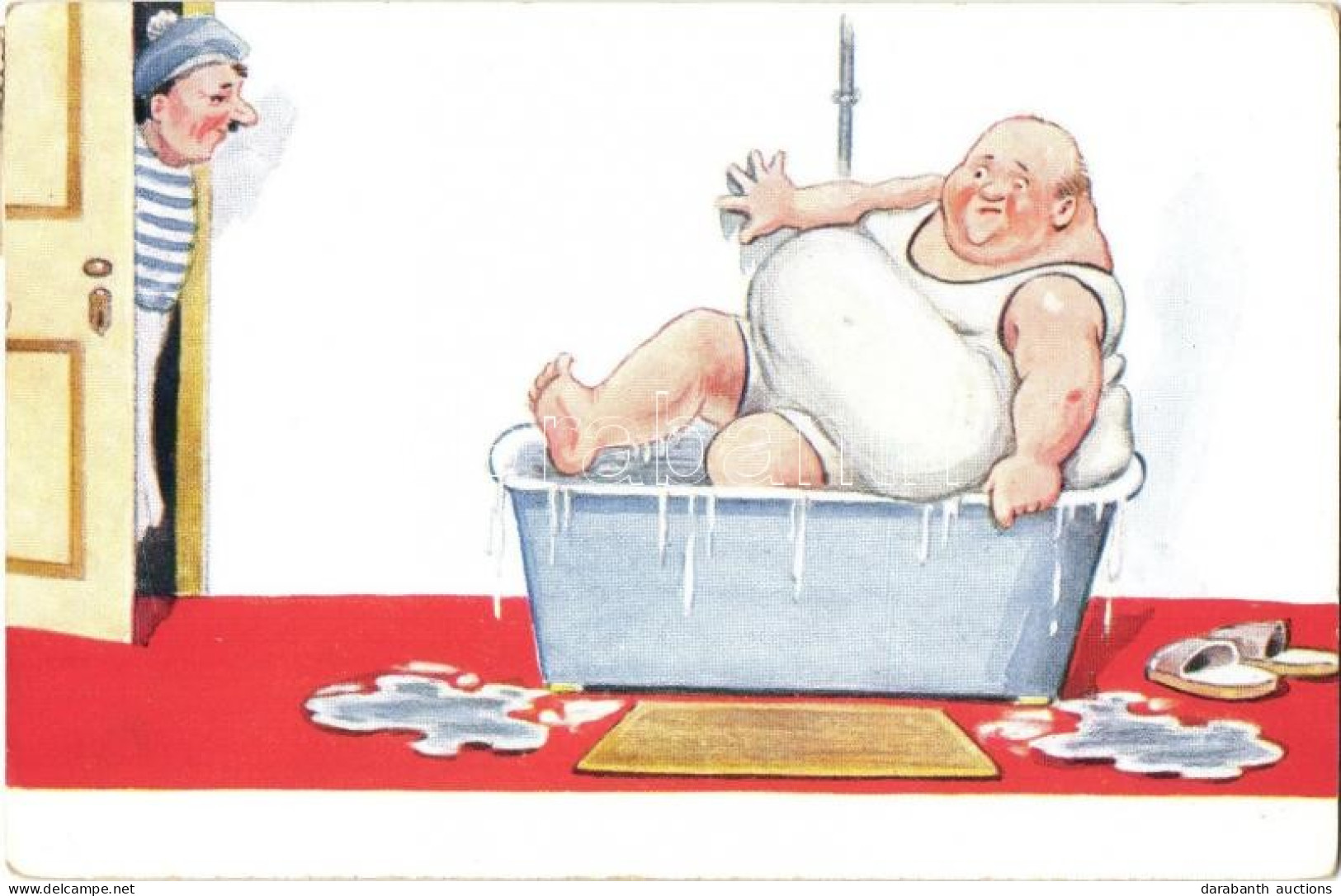 T2 Humour, Bathing People, W.S.S.B. 6097. - Ohne Zuordnung