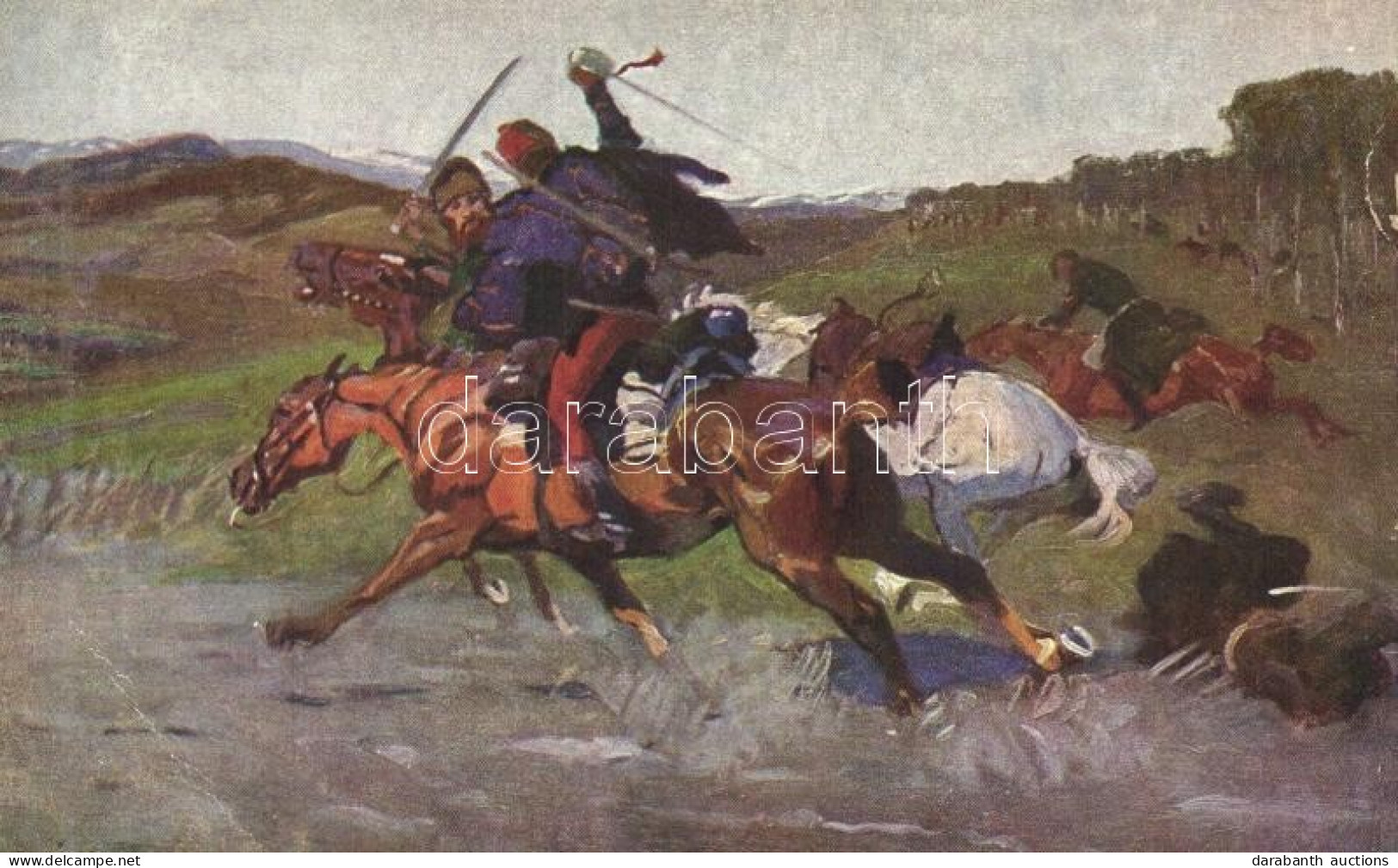 ** T3/T4 Kozákhalál Máramarosban / The Death Of The Cossacks In Máramaros, Hussar S: Juszkó (EB) - Ohne Zuordnung