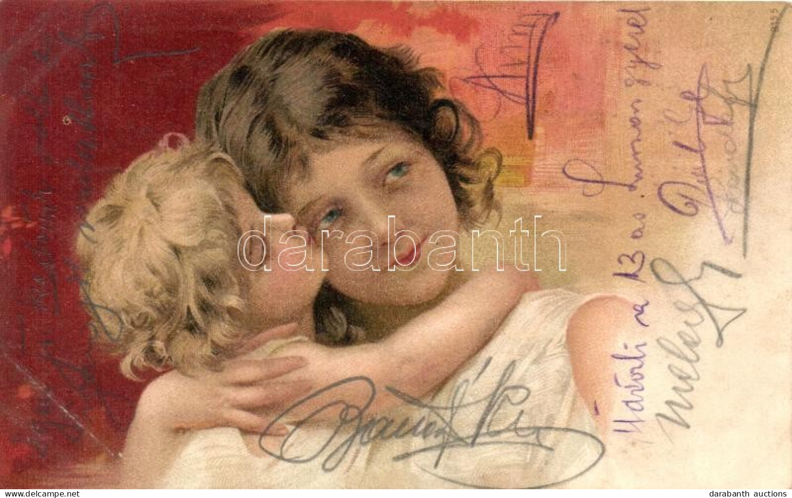 T2/T3 Mother And Child, Litho (fl) - Ohne Zuordnung