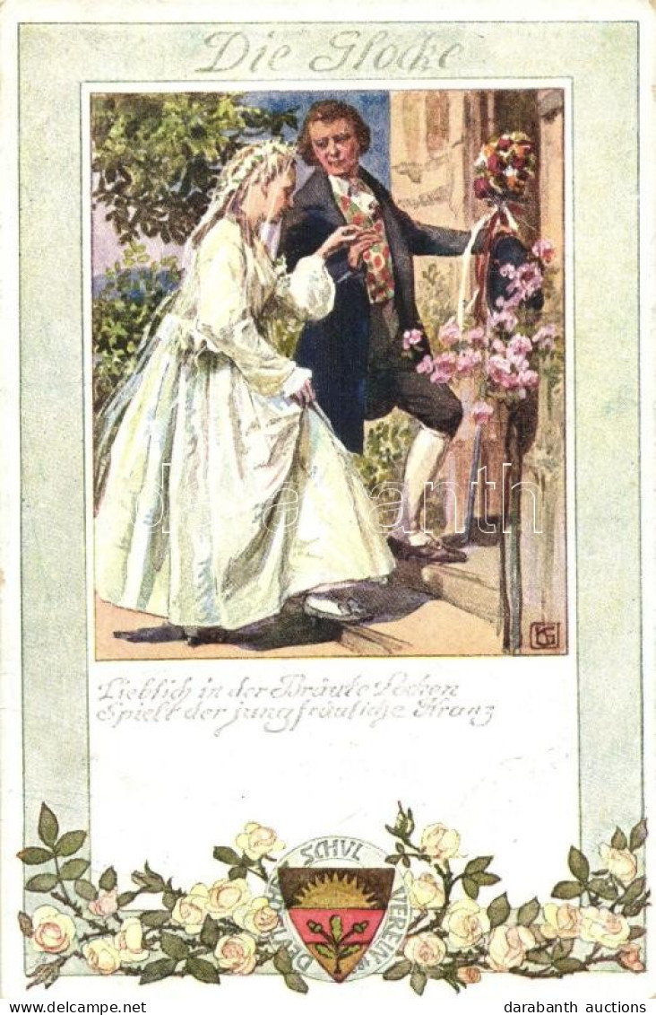 T3/T4 German Art Postcard, Marriage, Deutscher Schulverein Karte, Josef Eberle No. 194 (EB) - Non Classificati