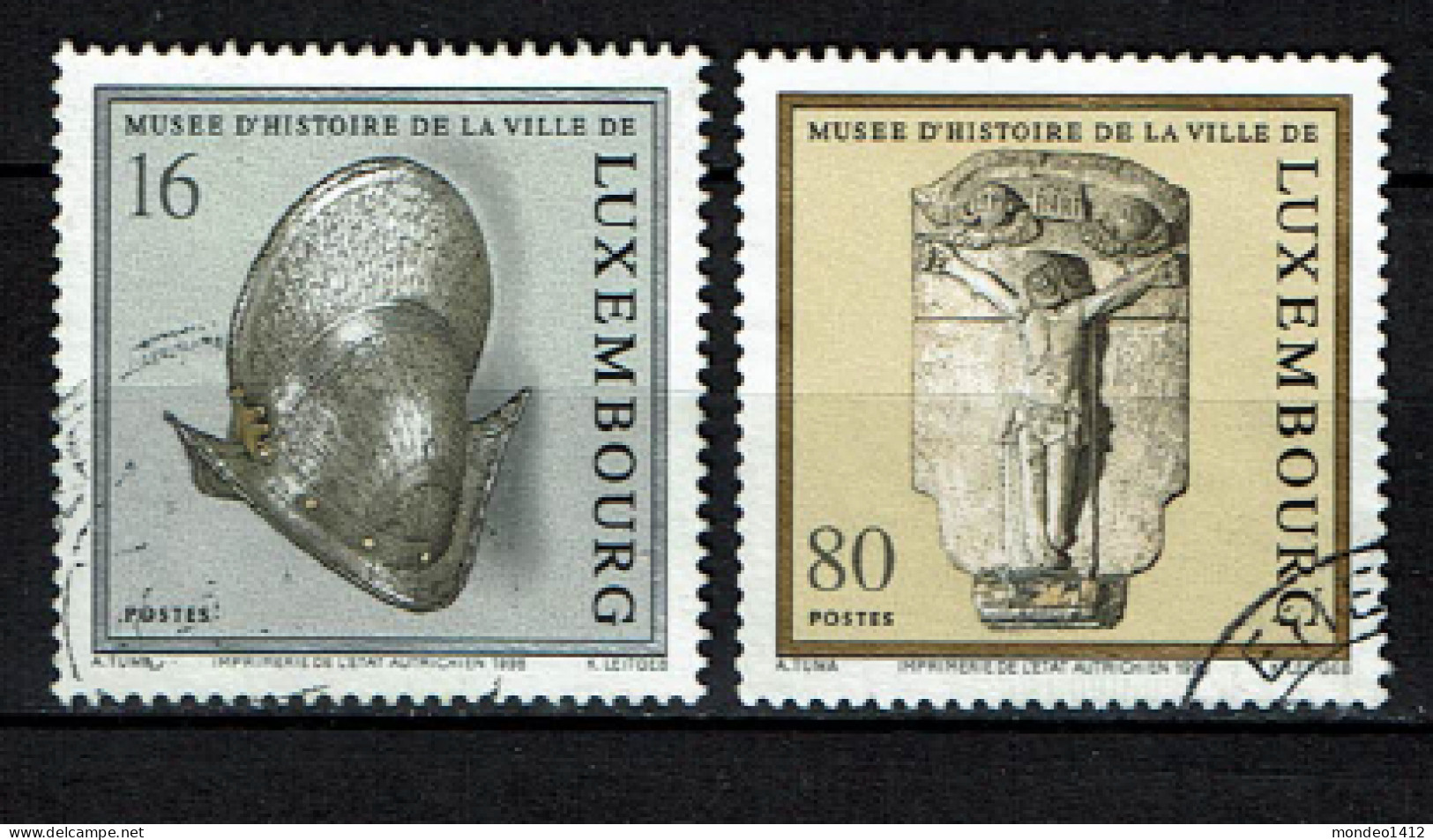 Luxembourg 1998 - YT 1407/1408 - Museum, Musée D'Histoire - Oblitérés