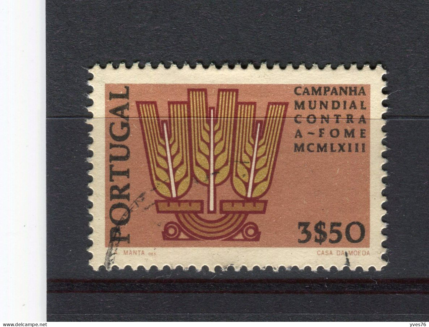 PORTUGAL - Y&T N° 918° - Campagne Mondiale Contre La Faim - Used Stamps