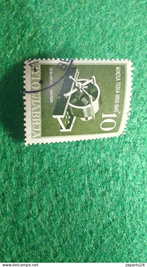 YOGUSLAVYA-1960-70     10 .DİNAR       DAMGALI - Used Stamps