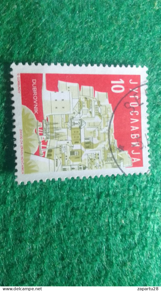 YOGUSLAVYA-1960-70     10 .DİNAR       DAMGALI - Used Stamps