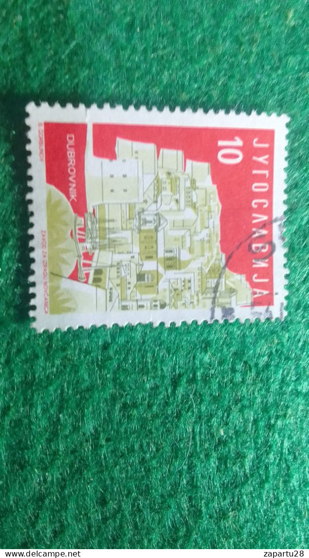 YOGUSLAVYA-1960-70     10 .DİNAR       DAMGALI - Used Stamps