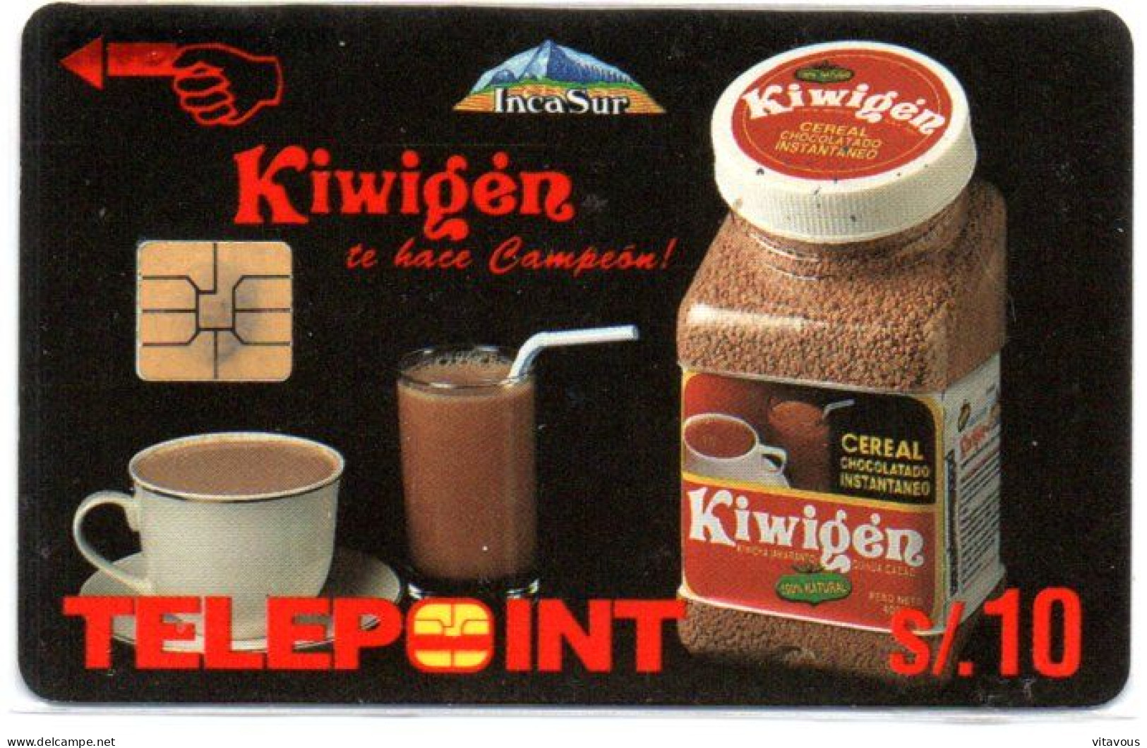 Chocolat  Télécarte Perou Phonecard (F 199) - Peru