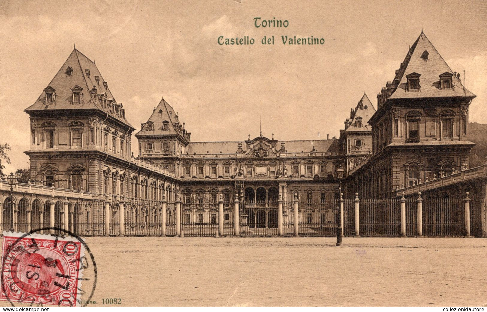 TORINO - CASTELLO DEL VALENTINO - CARTOLINA FP SPEDITA PRIMO 900 - Castello Del Valentino
