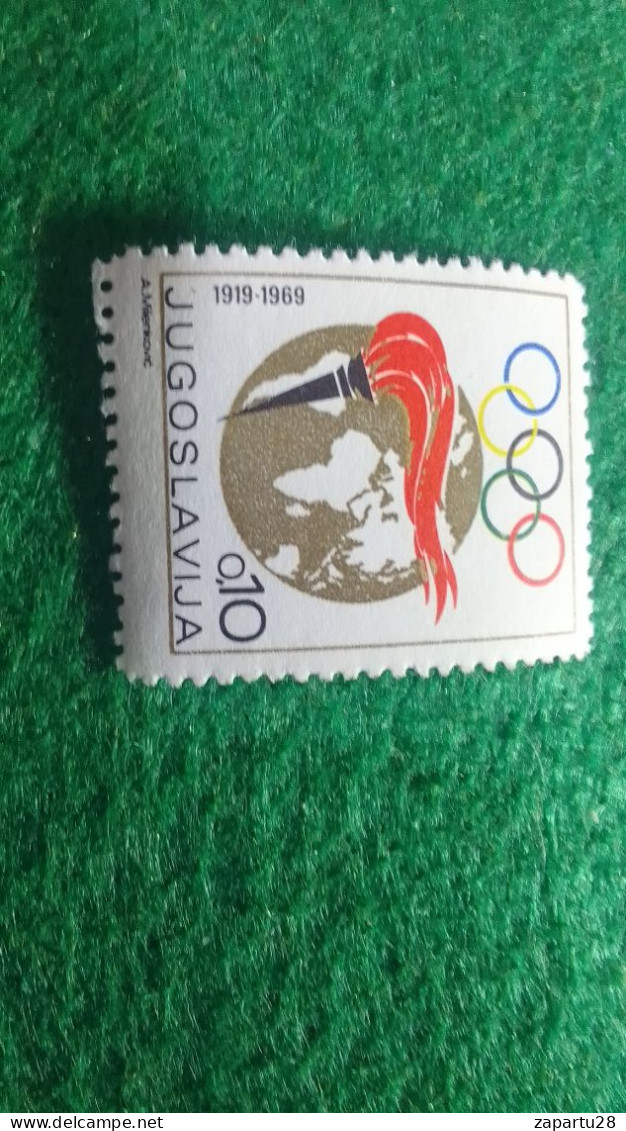 YOGUSLAVYA-1960-70    0 10 .DİNAR       DAMGALI - Usados