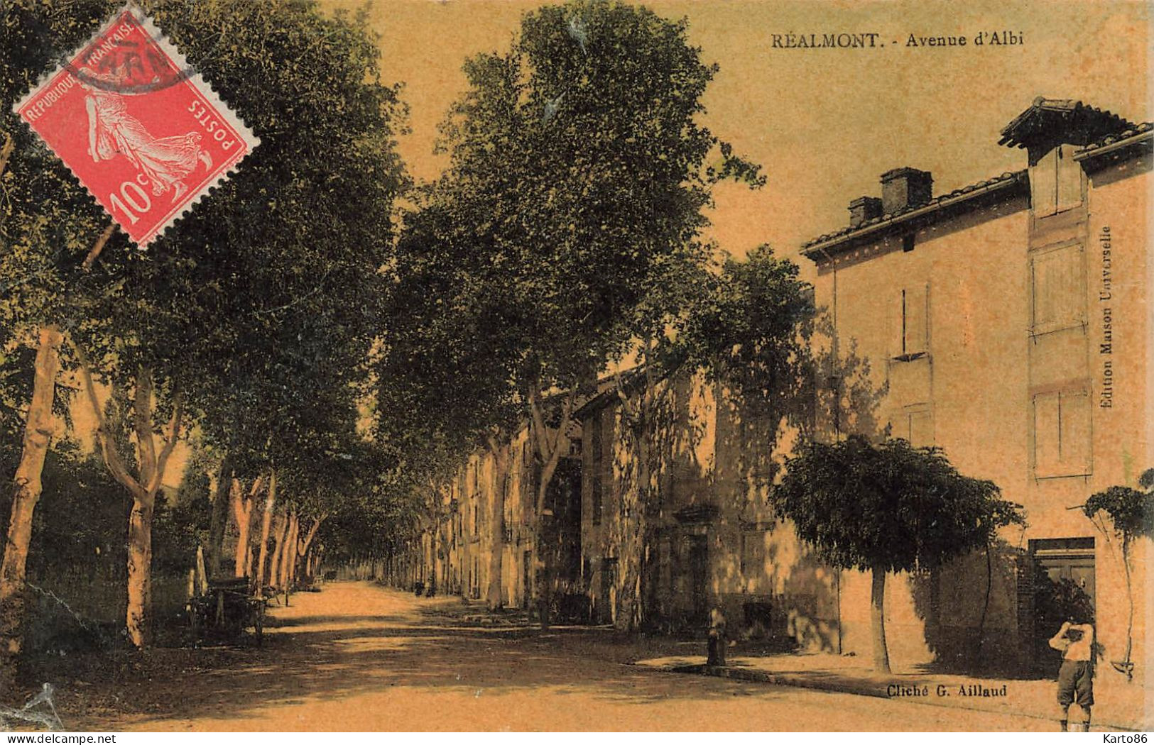 Réalmont * Avenue D'albi * Villageois - Realmont