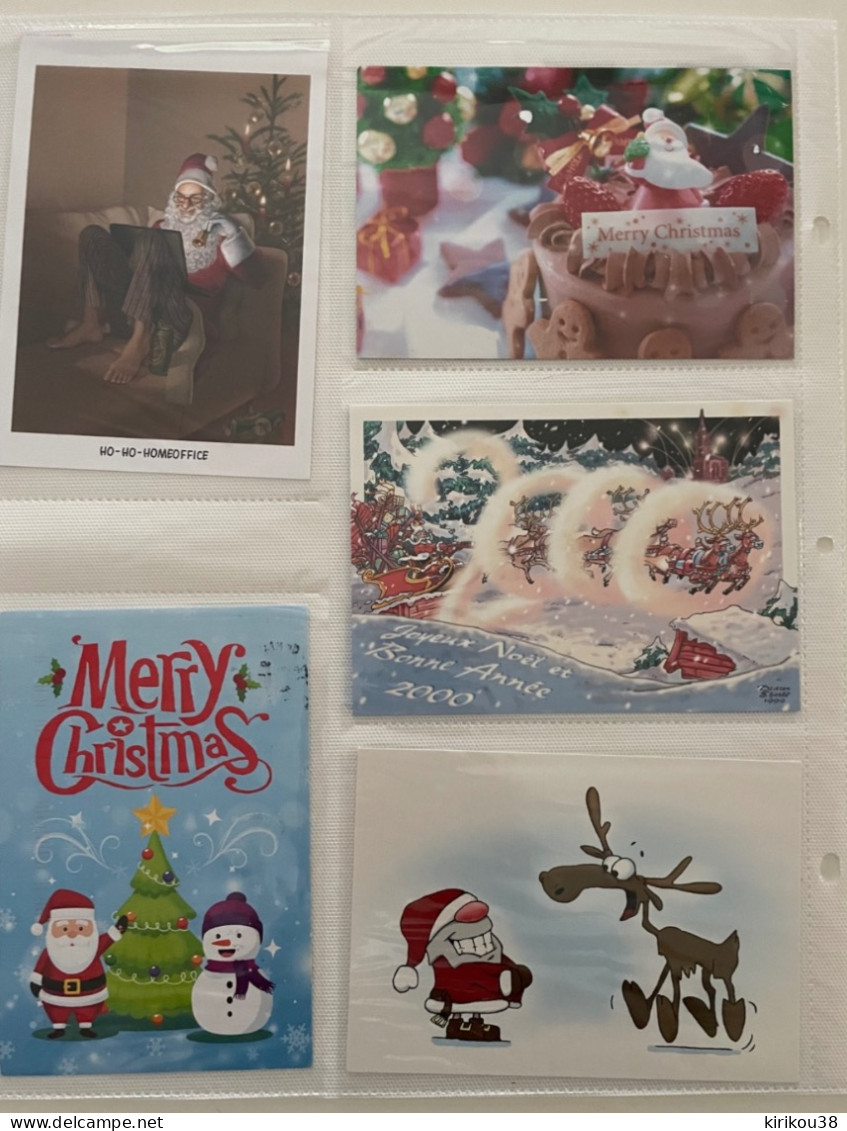 Lot De 20 Cartes Postales Du Monde Thème Le Père Noel - Collezioni E Lotti