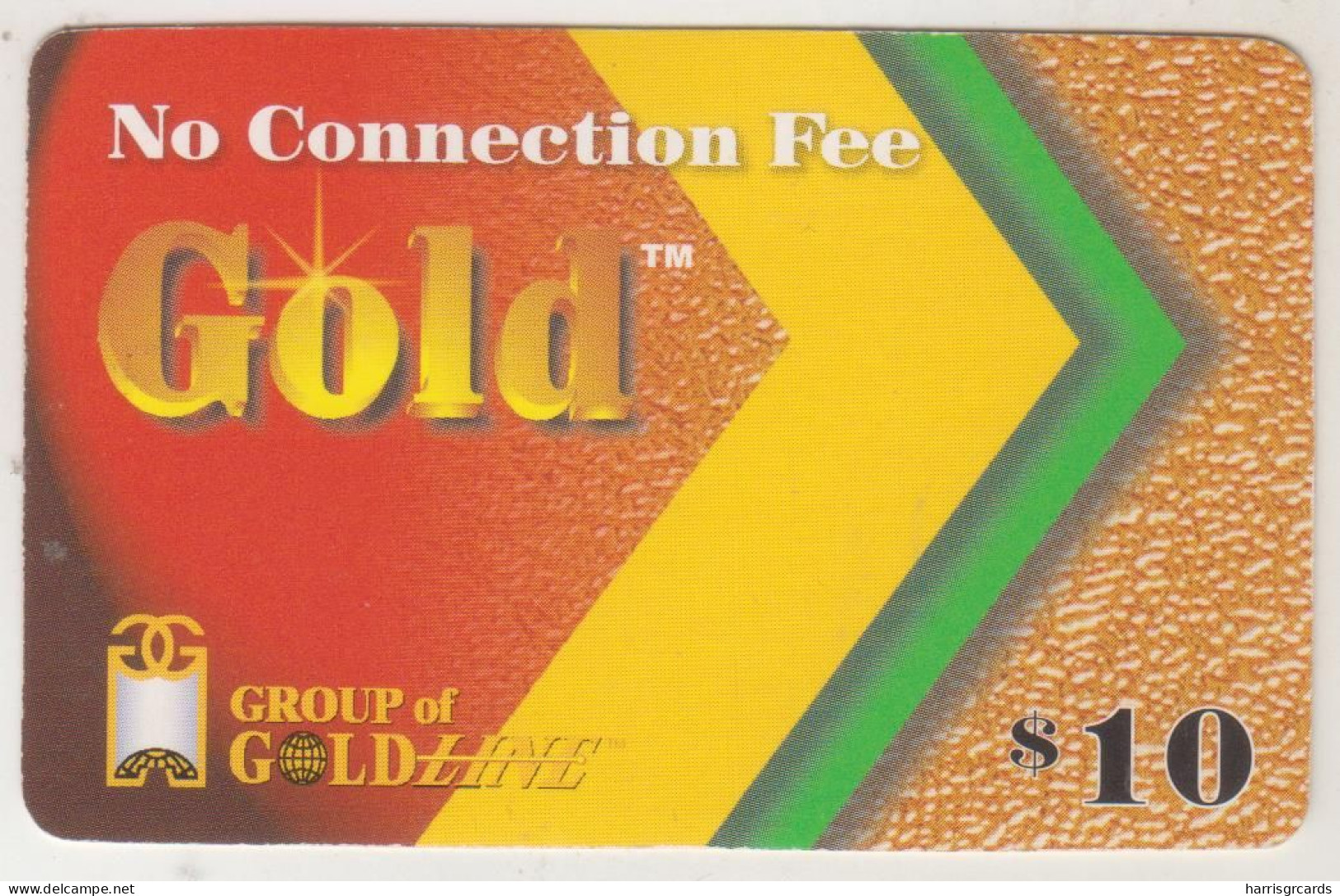 CANADA - Gold , Gold Line, Prepaid Card $10, Used - Canada