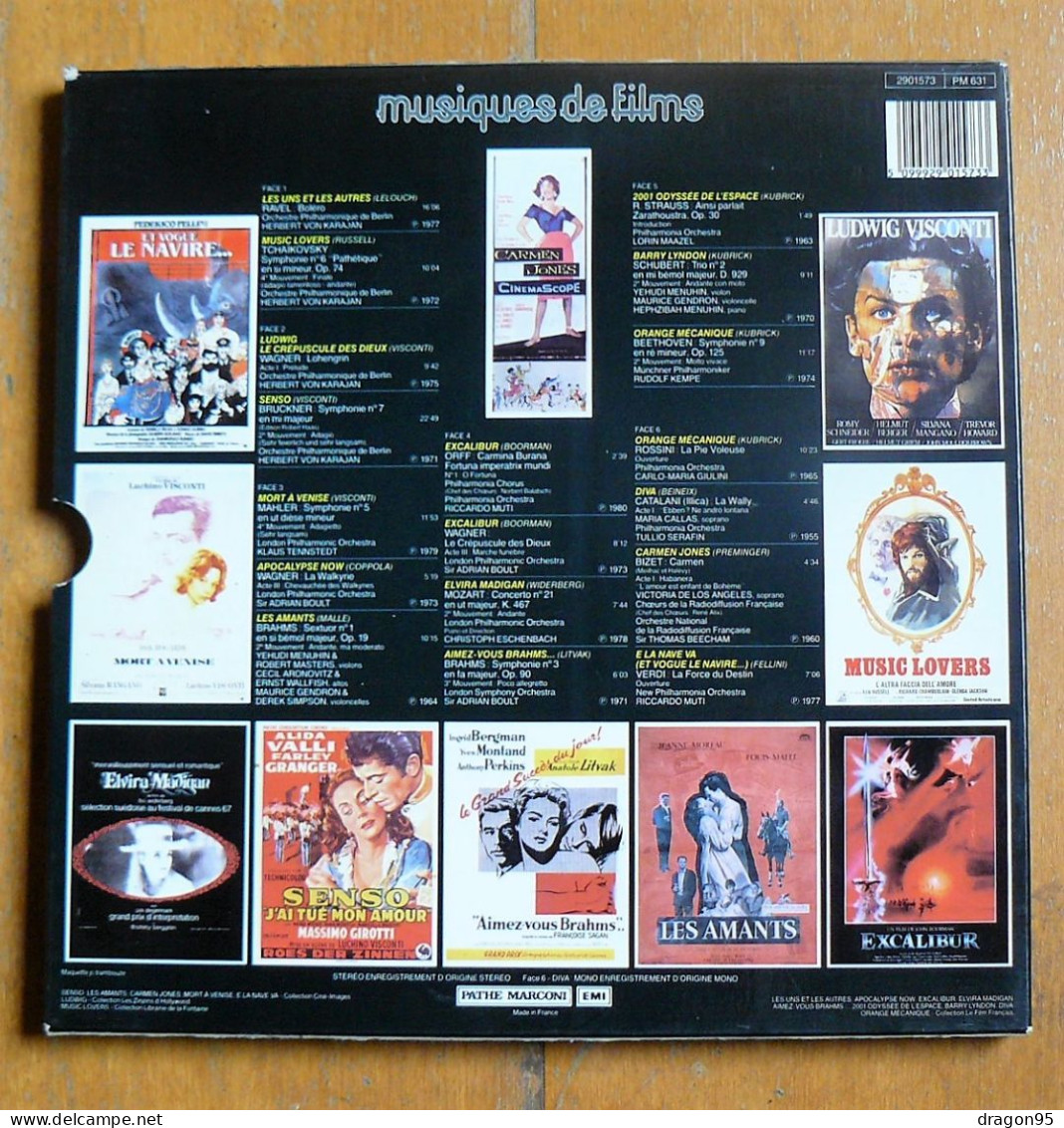 Coffret 3 LPS : Musiques De Films - EMI 2901573 - France - 1975 - Soundtracks, Film Music