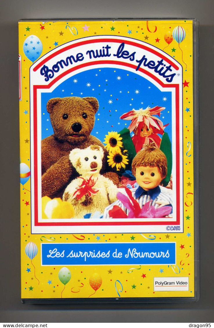 K7 Bonne Nuit Les Petits : Les Surprises De Nounours - Polygram - 1996 - Cartoni Animati