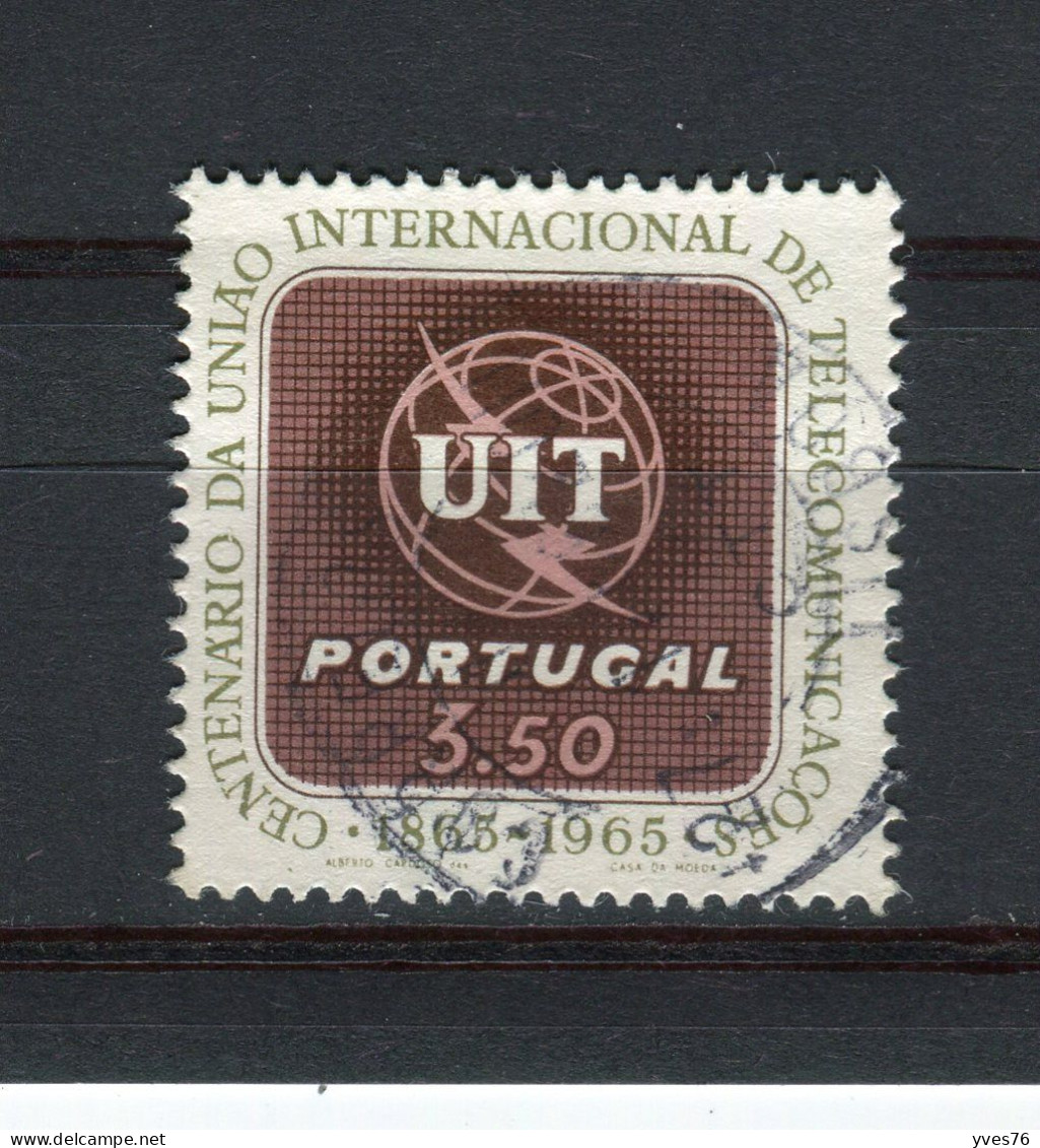 PORTUGAL - Y&T N° 964° - Centenaire De L'UIT - Gebraucht