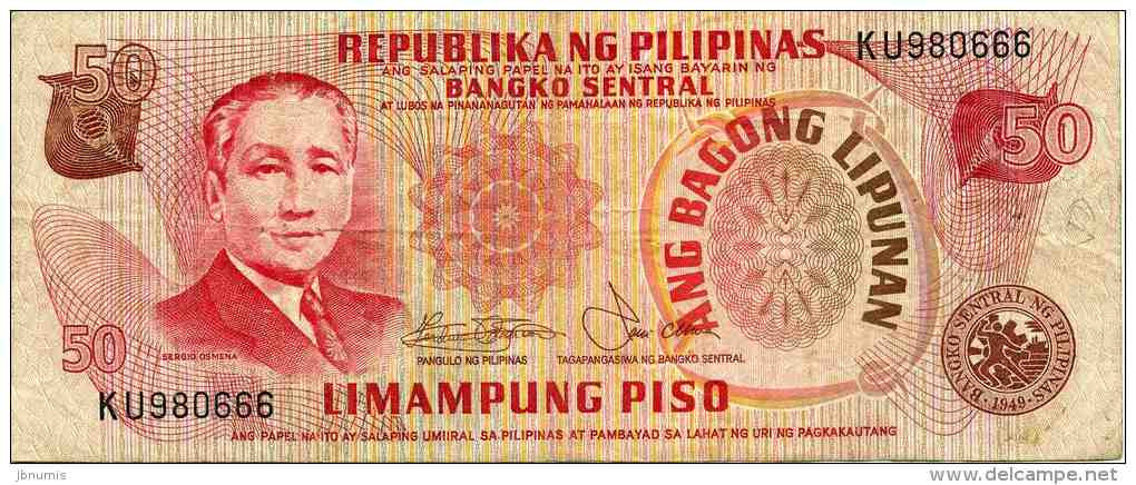 Philippines 50 Piso ( 1978 ) P163b - Philippines