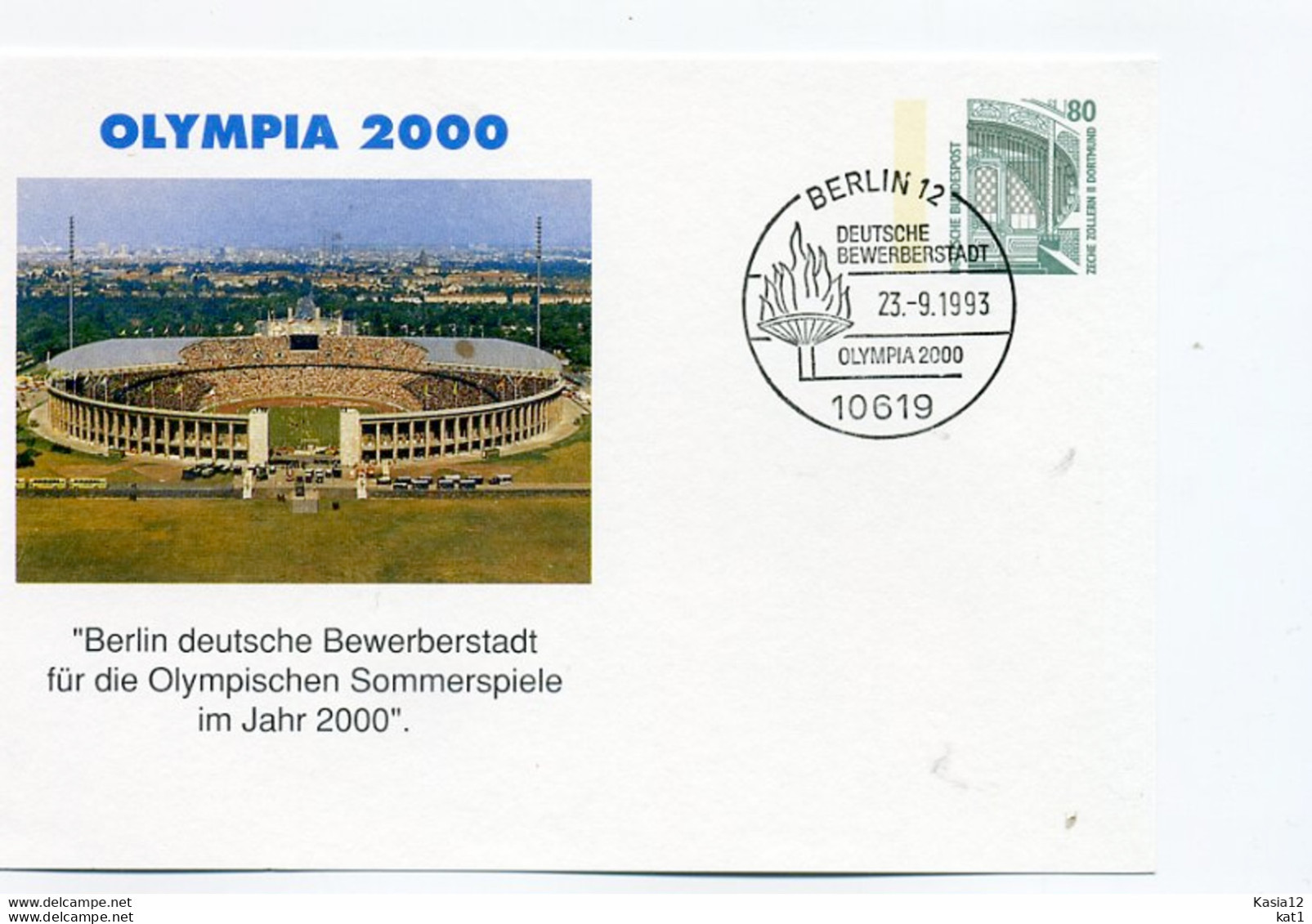 A22264)Olympia 2000: Bundesrepublik Olympia-GA - Estate 2000: Sydney