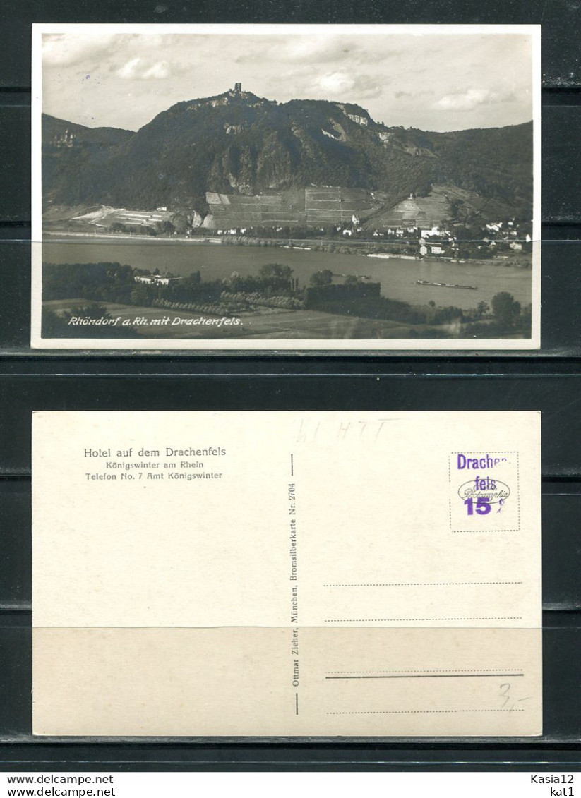 K13821)Ansichtskarte: Rhoendorf, Totale - Röhndorf
