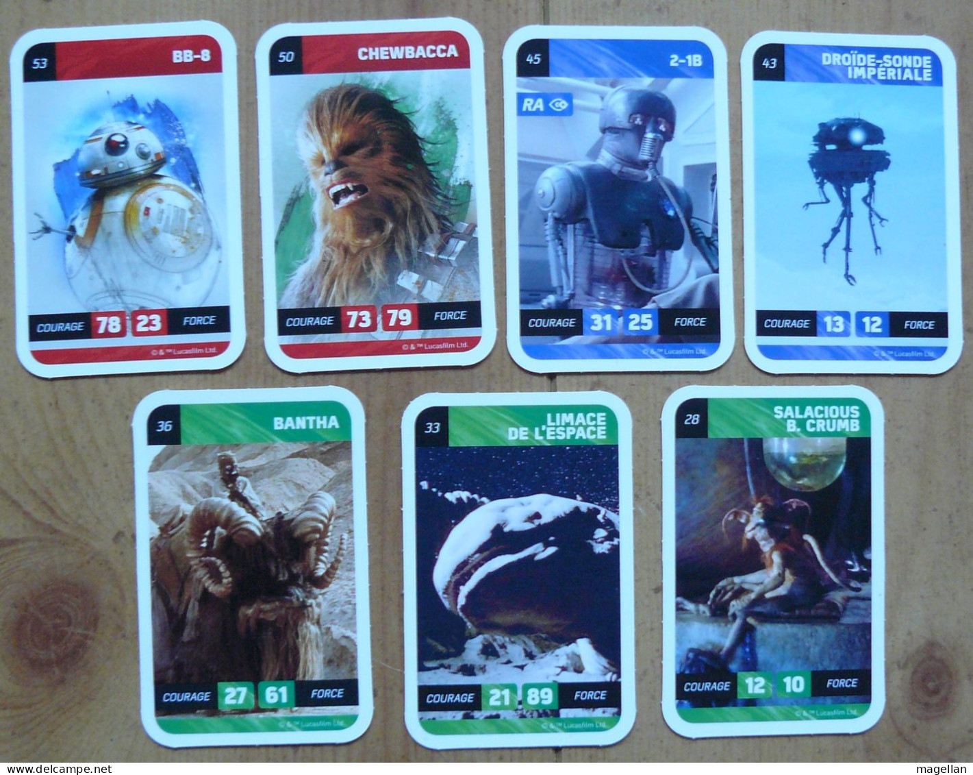 Star Wars 2018 Leclerc - 3 Cartes à Votre Choix - Voir Scans Et Explications - Star Wars