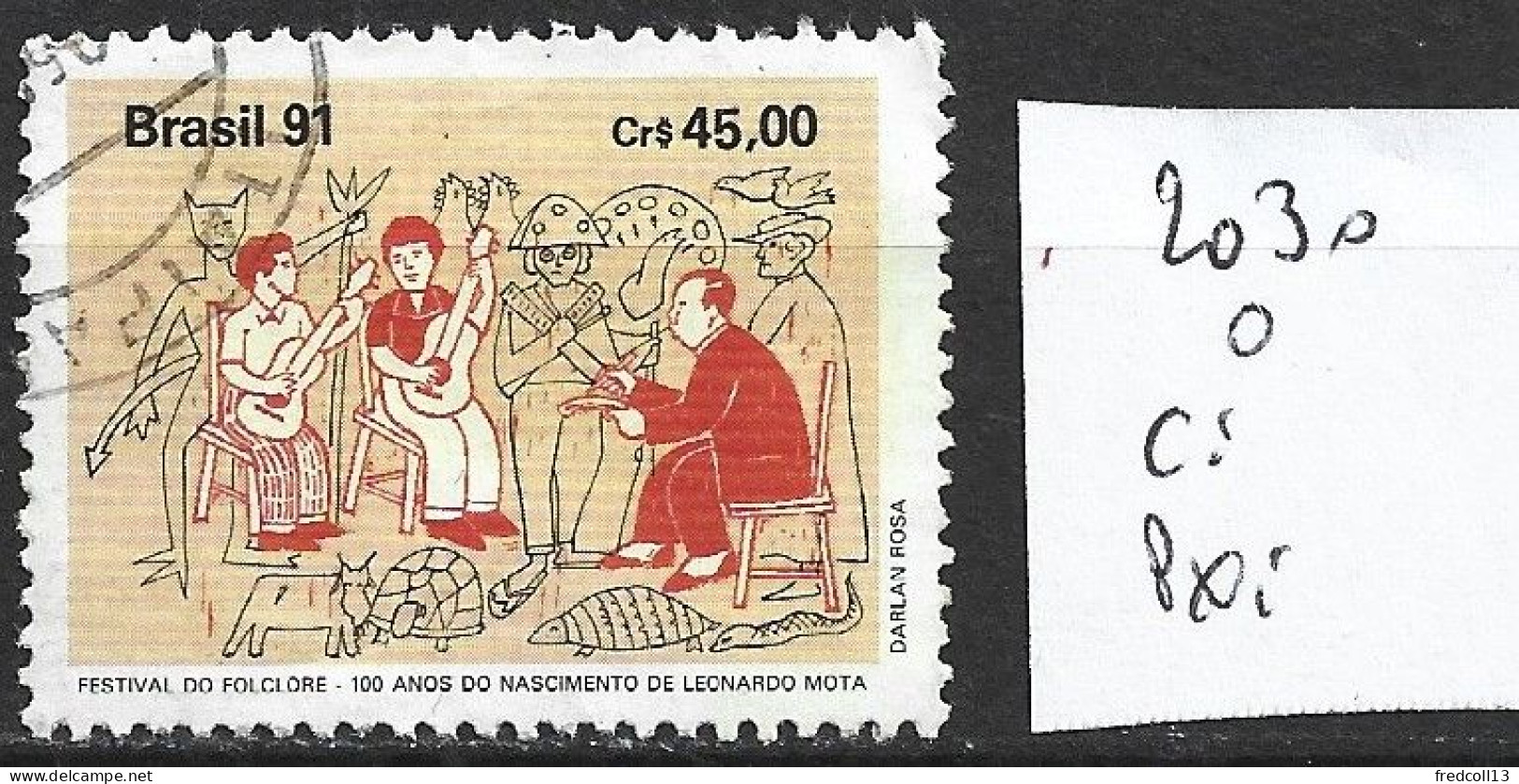 BRESIL 2030 Oblitéré Côte 0.30 € - Used Stamps