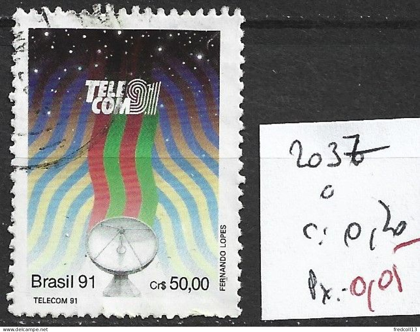 BRESIL 2037 Oblitéré Côte 0.20 € - Used Stamps