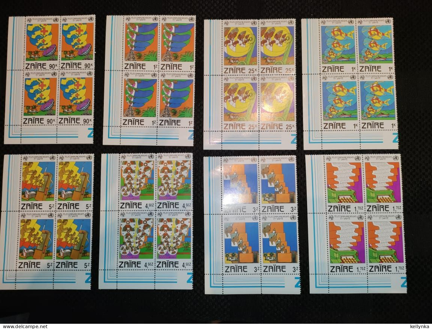 Zaïre - 1110/1117 - Blocs De 4 - Année Des Handicapés - 1981 - MNH - 1980-1989