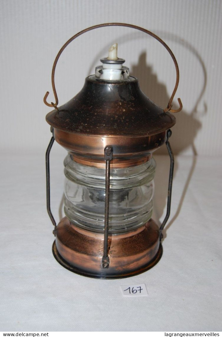 C167 Ancienne Lampe - Remontoir Mécanique - Luminaires & Lustres