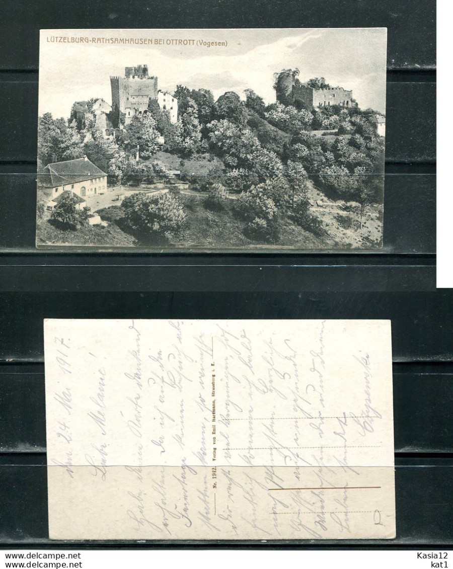 K14420)Ansichtskarte: Luetzelburg-Rathsamhausen, Gelaufen 1917 - Lothringen