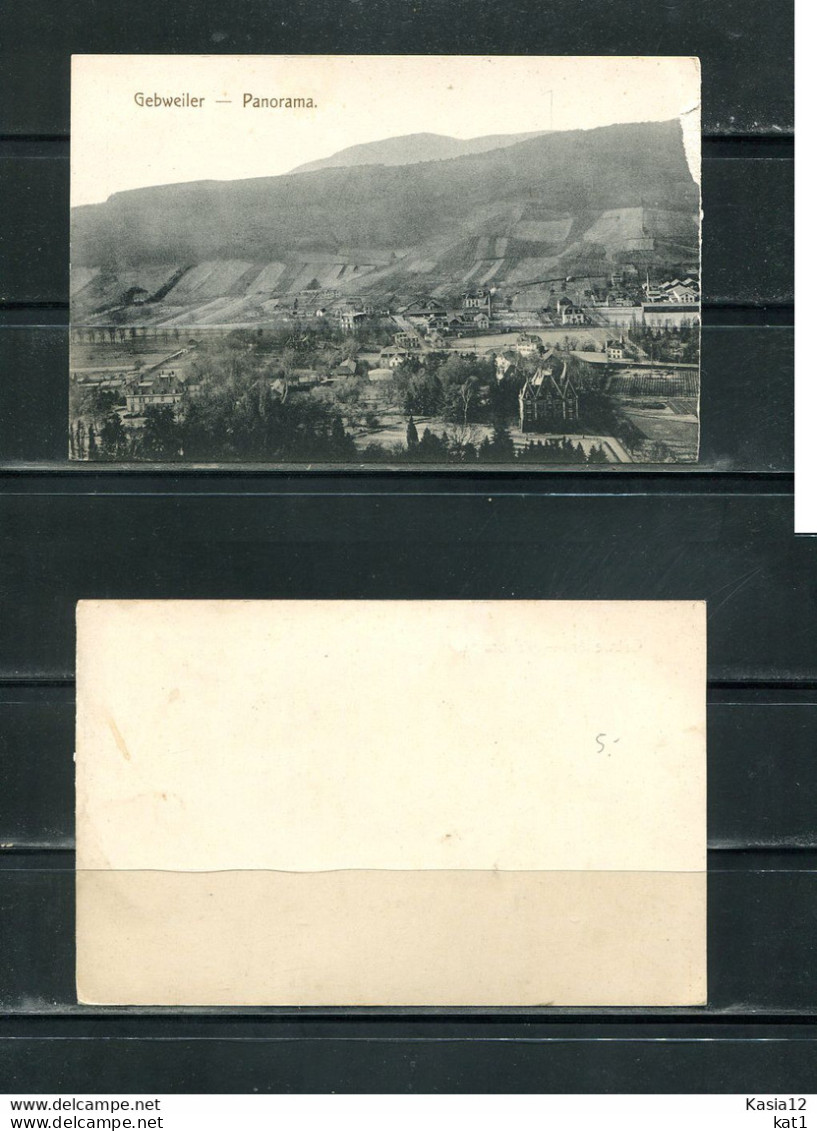 K14421)Ansichtskarte: Gebweiler, Panorama - Lothringen