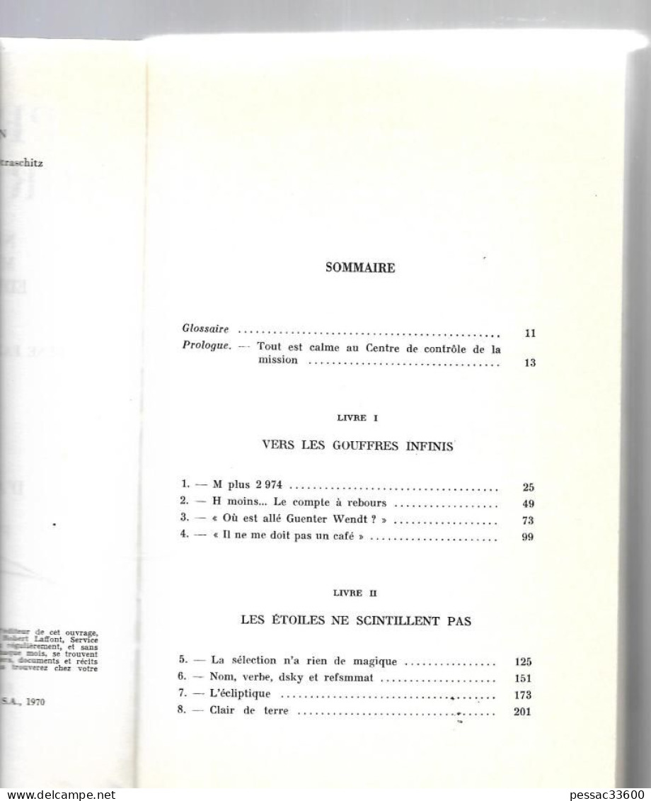 Premiers Pas Sur La Lune Armstrong BR BE  Edition Robert Laffont 1970 Collection Ce Jour Là. Auteurs Neil Armstrong – - Astronomia