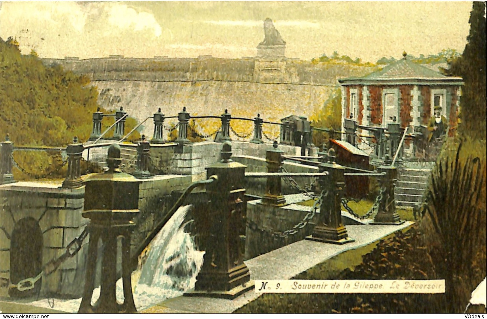 Belgique - Liège -  Gileppe (Barrage) - Souvenir De La Gileppe - Le Déversoir - Gileppe (Dam)