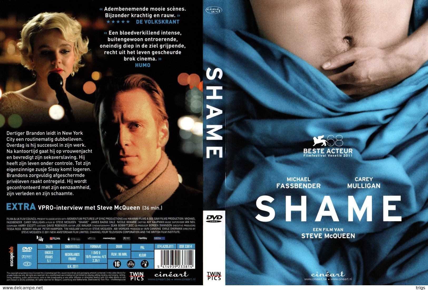 DVD - Shame - Drama