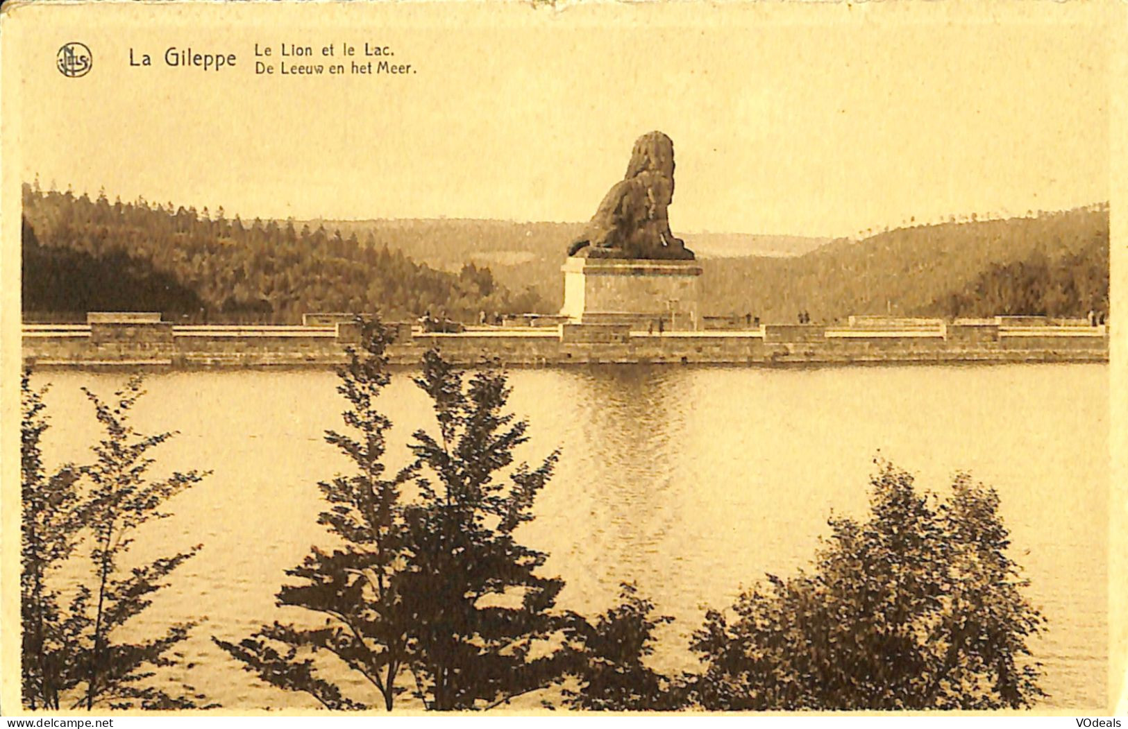 Belgique - Liège -  Gileppe (Barrage) - La Gileppe - Le Lion Et Le Lac - Gileppe (Dam)