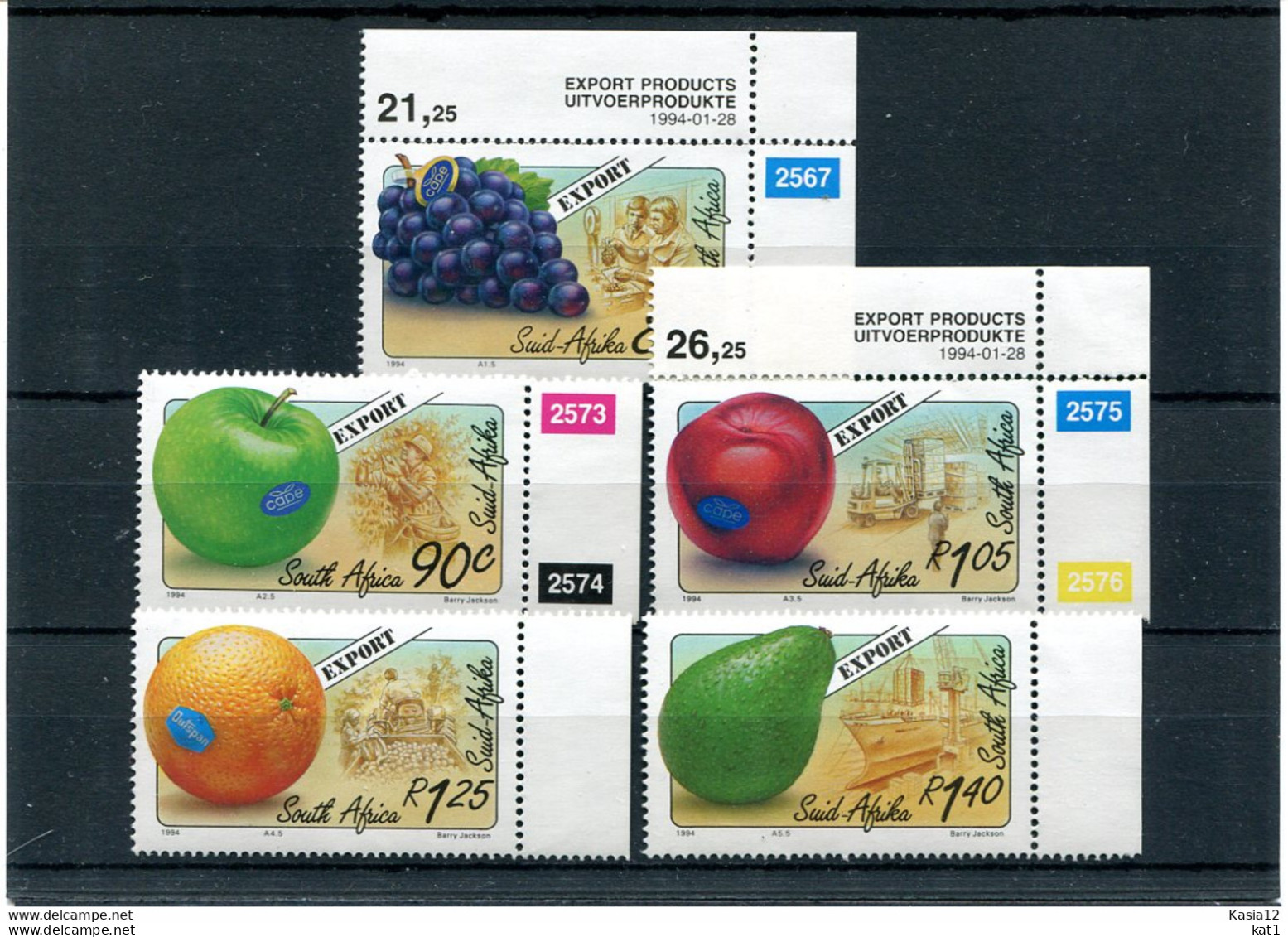 A50866)Suedafrika 917 - 921** - Unused Stamps