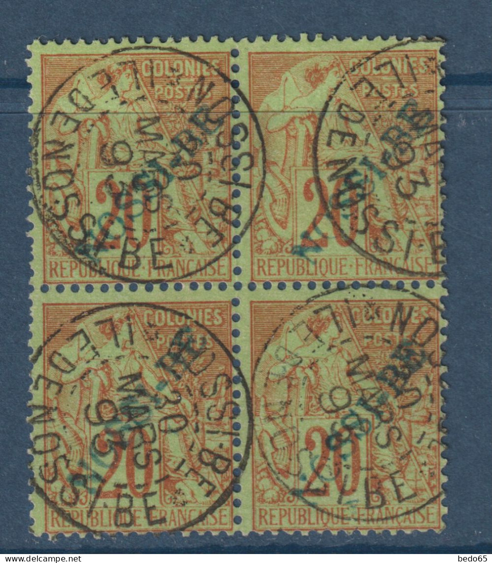 NOSSI-BE N° 26 Bloc De 4 Type V OBL - Used Stamps