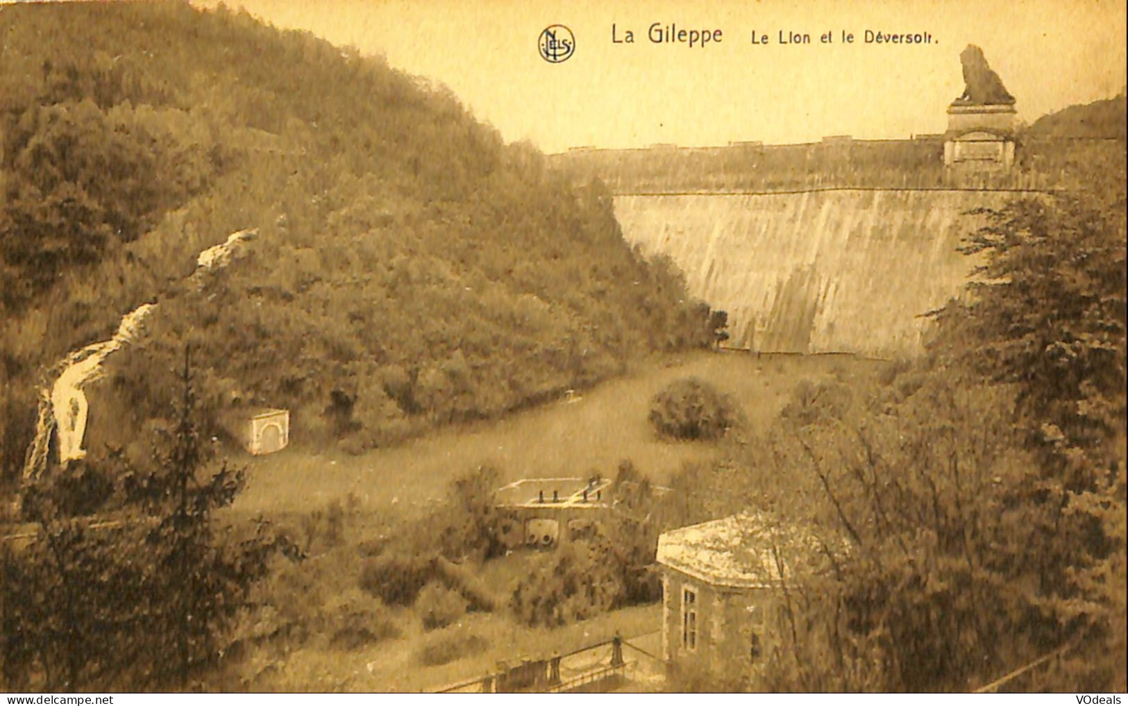 Belgique - Liège -  Gileppe (Barrage) - La Gileppe - Le Lion Et Le Déversoir - Gileppe (Dam)