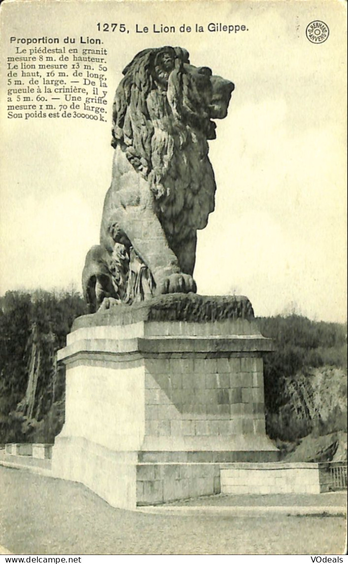 Belgique - Liège -  Gileppe (Barrage) - Le Lion De La Gileppe - Gileppe (Dam)