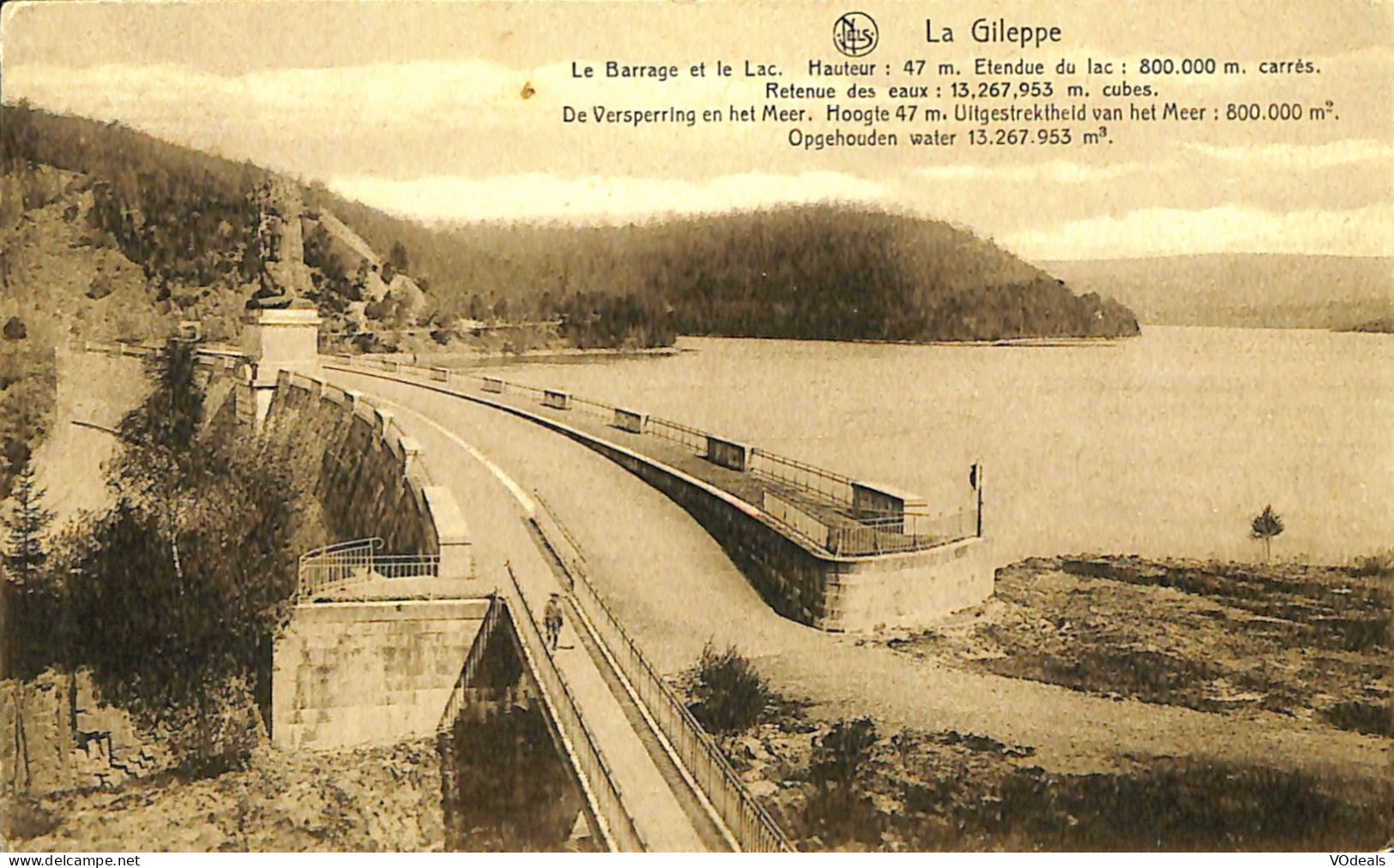 Belgique - Liège -  Gileppe (Barrage) - La Gileppe - Barrage Et Lac - Gileppe (Dam)