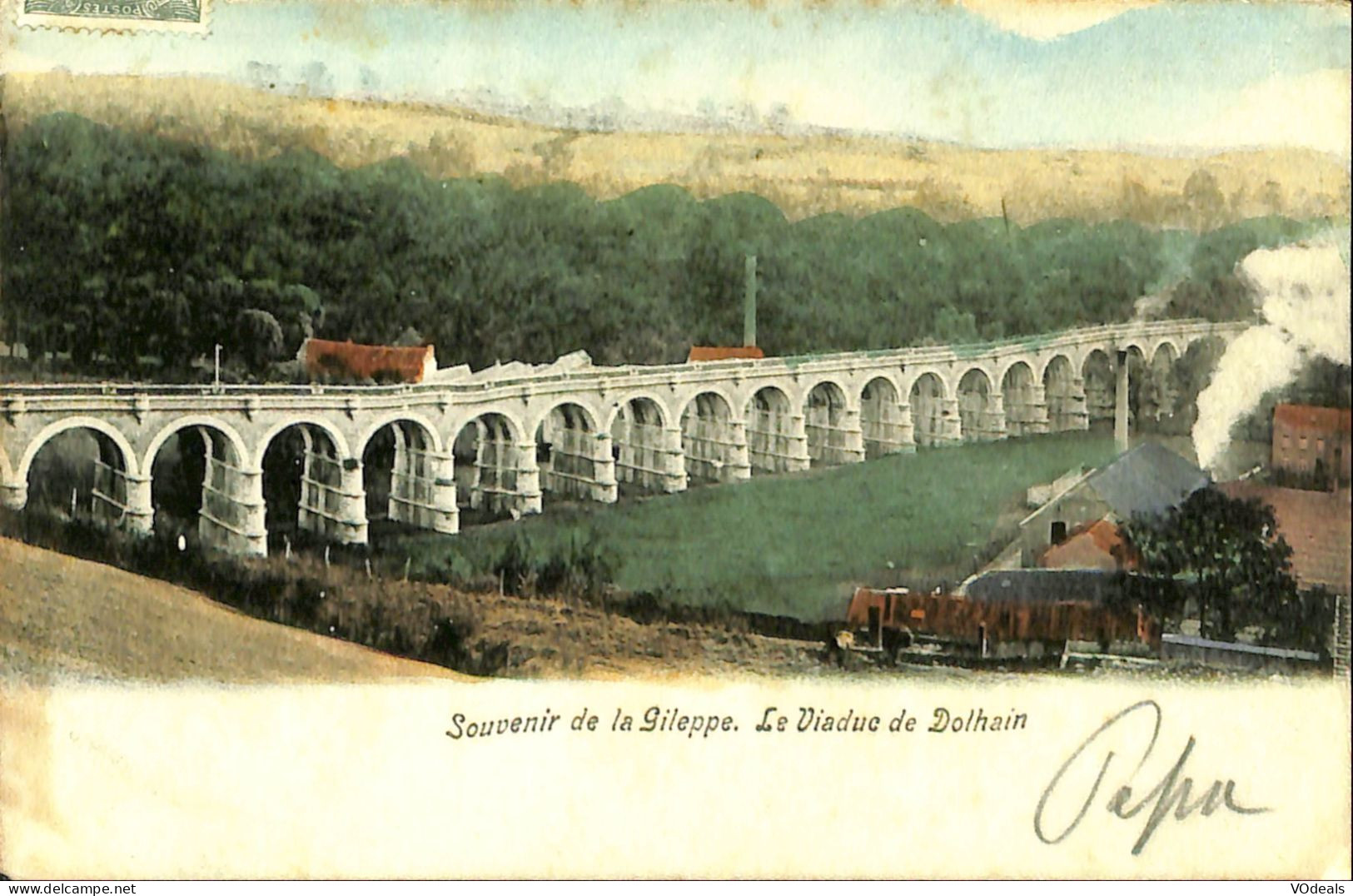 Belgique - Liège -  Gileppe (Barrage) - Souvenir De La Gileppe - Le Viaduc De Dolhain - Gileppe (Dam)