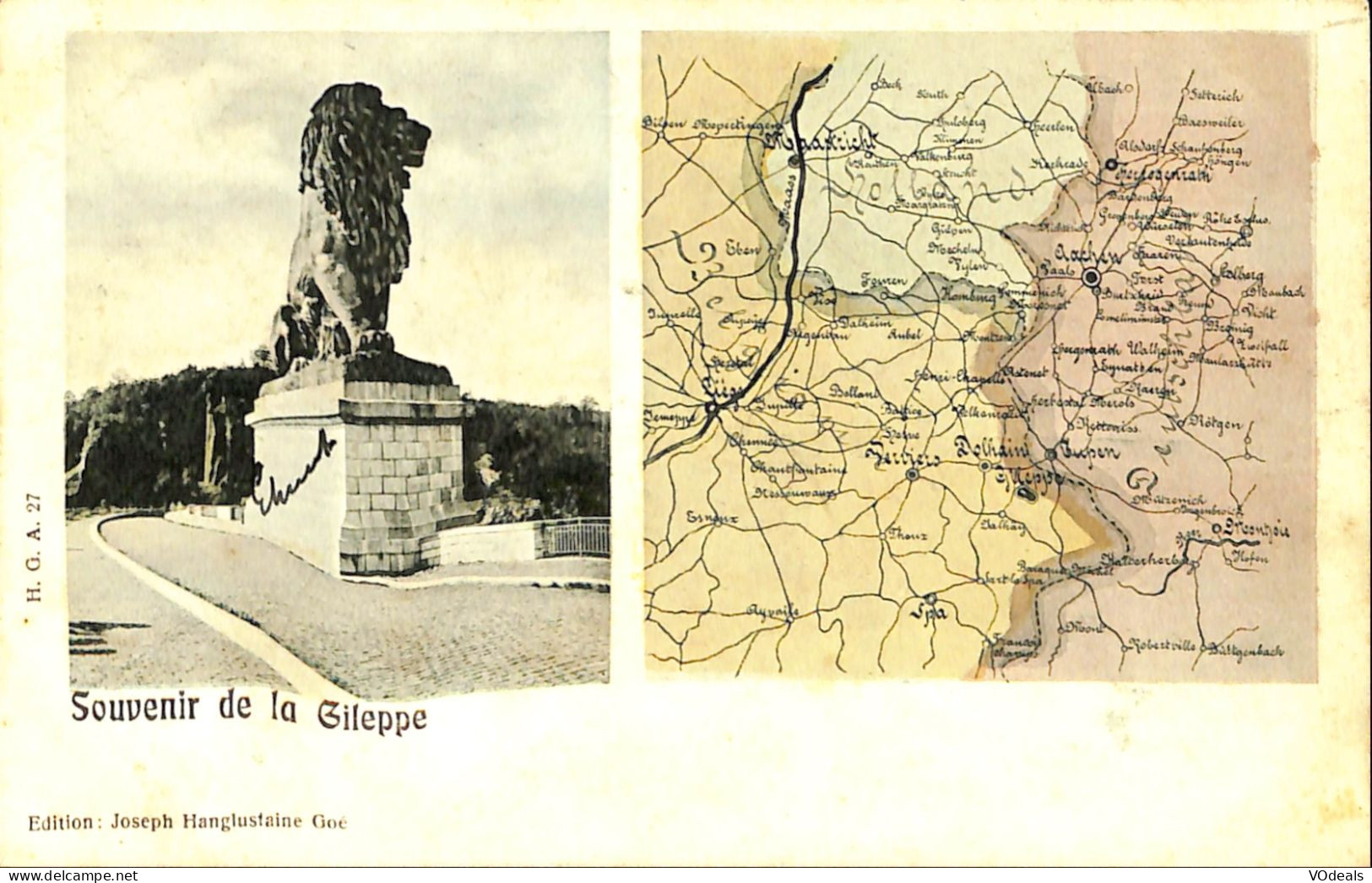 Belgique - Liège -  Gileppe (Barrage) - Souvenir De La Gileppe - Gileppe (Dam)