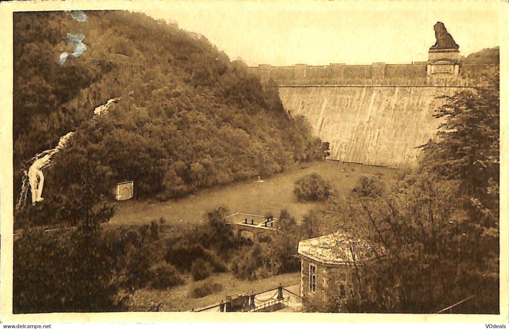 Belgique - Liège -  Gileppe (Barrage) - La Gileppe - Le Lion Et Le Déversoir - Gileppe (Dam)