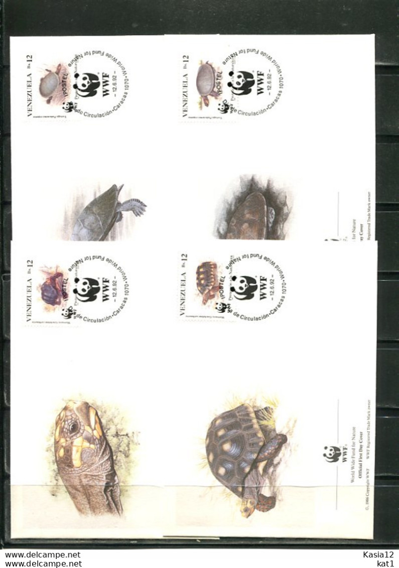 A51439)WWF-FDC Reptilien: Venezuela 2729 - 2732 - FDC