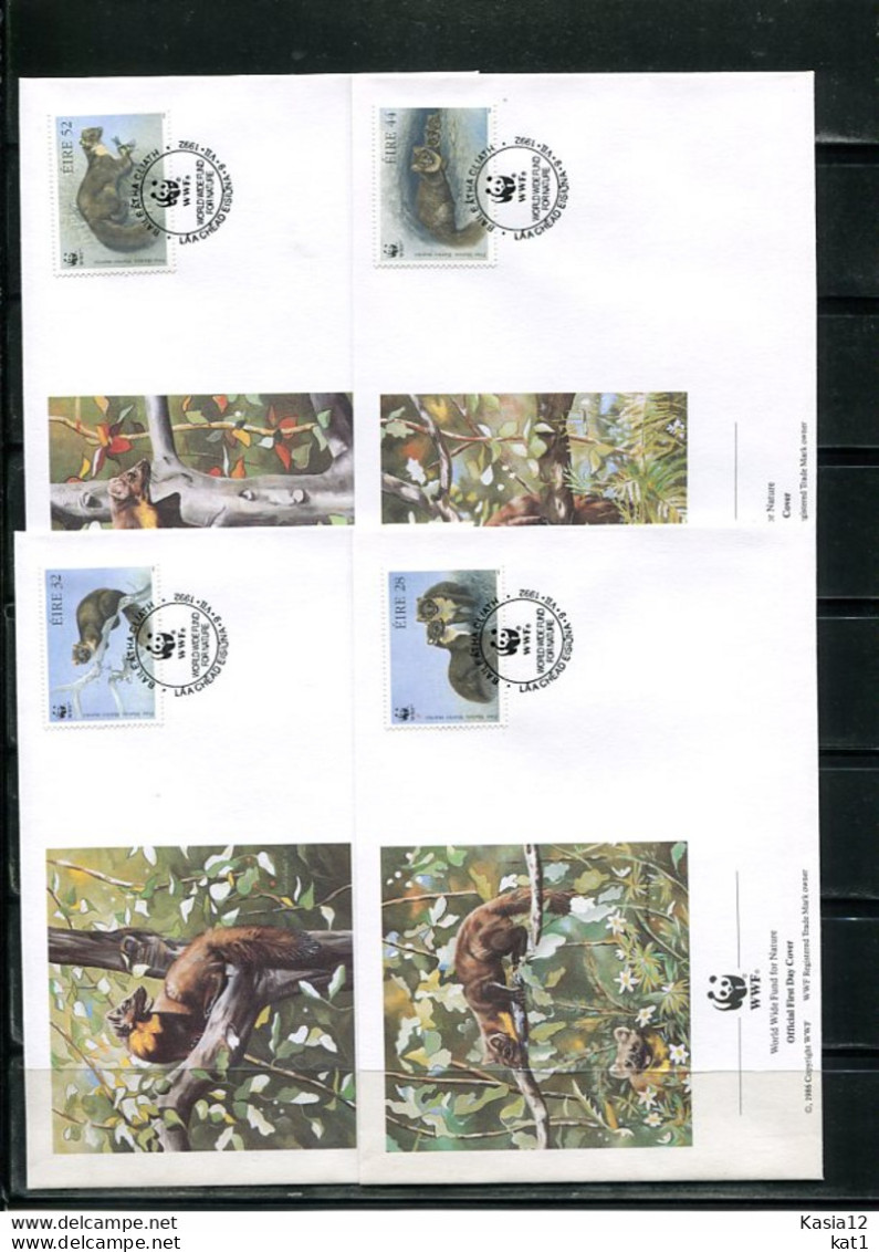 A51503)WWF-FDC Saeugetiere: Irland 798 - 801 - FDC