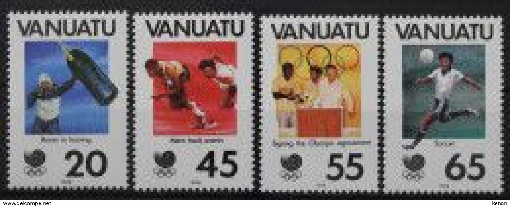 Vanuatu, 1988, Mi: 793/96 (MNH) - Vanuatu (1980-...)