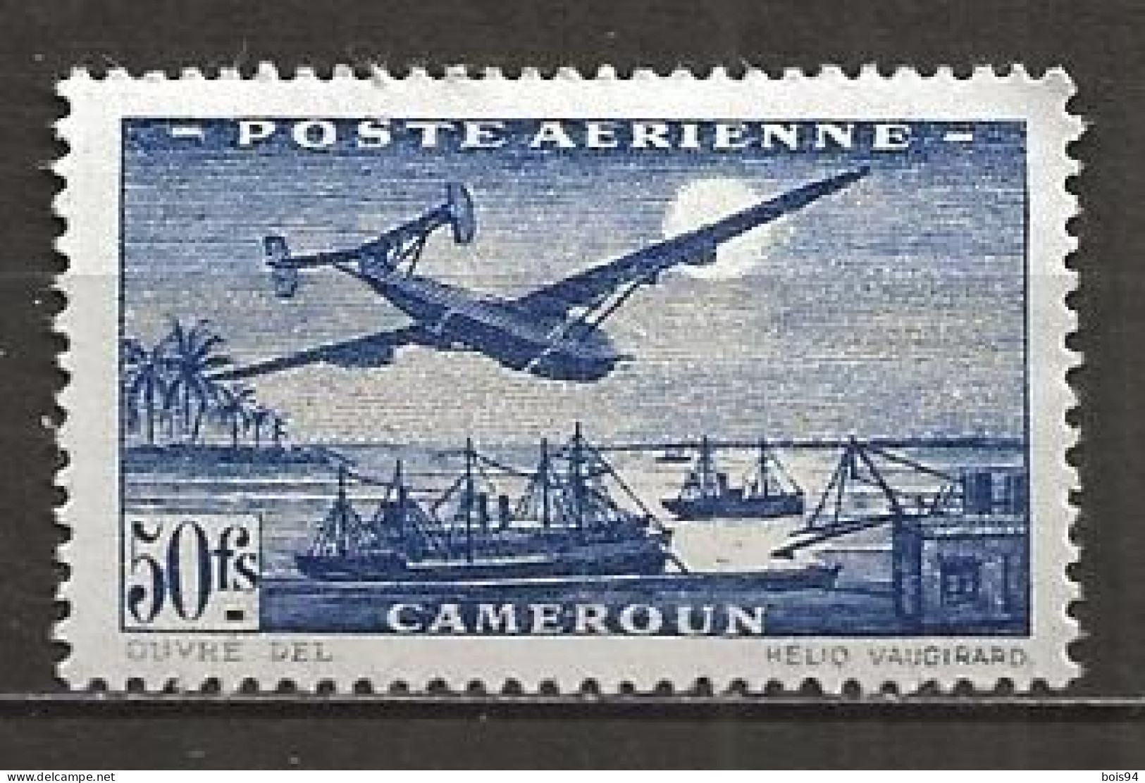 CAMEROUN 1941 . Poste Aérienne N° 11 .  Neuf * (MH) . - Poste Aérienne